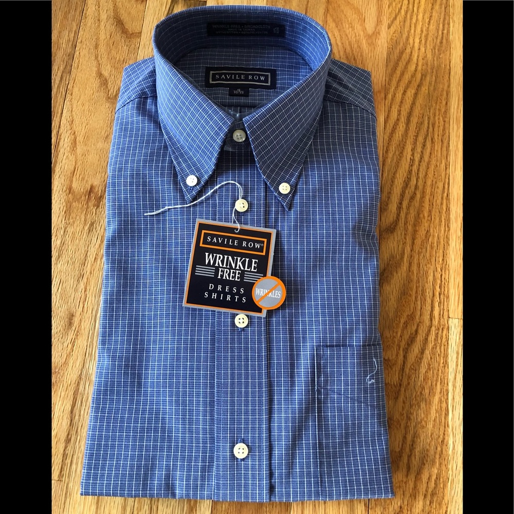 Savile Row - Mens Long Sleeve Dress Shirt